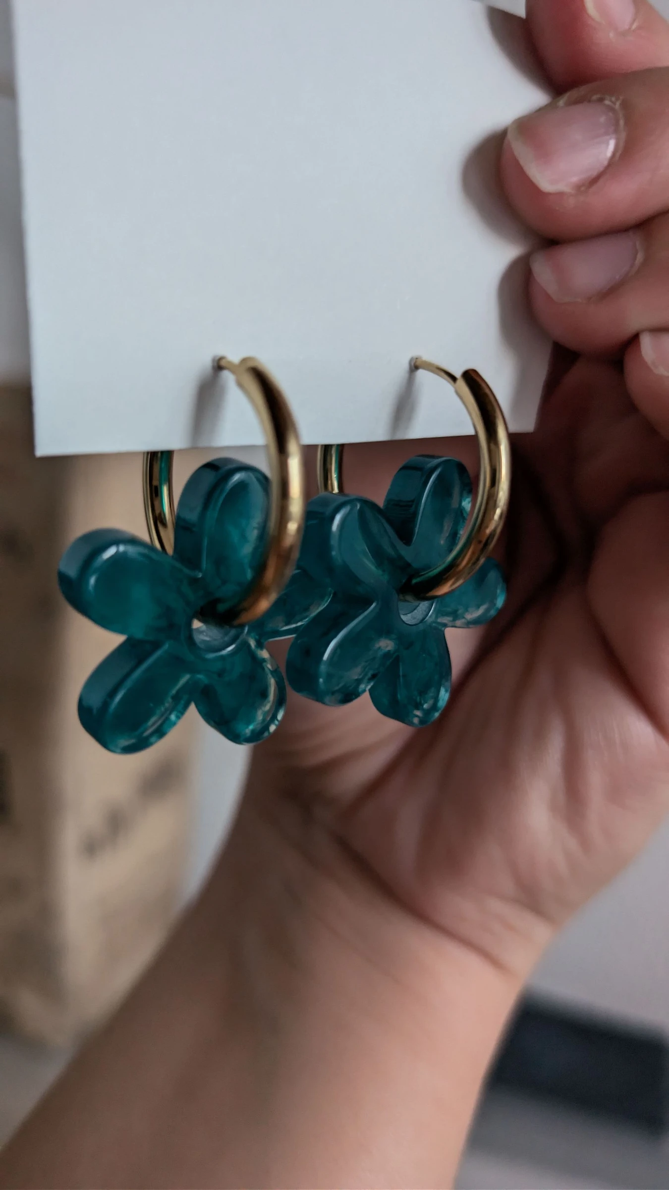 Boucle d'oreille tendance 
